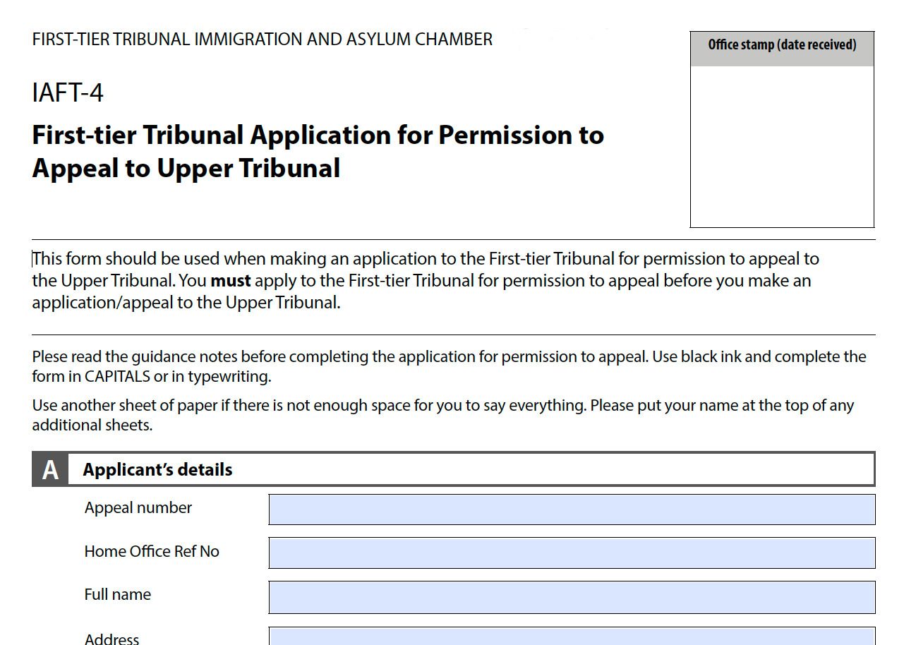 Upper Tribunal Right to Remain