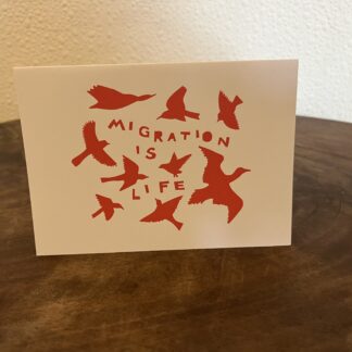 Christmas Greeting Cards: Migration Is Life