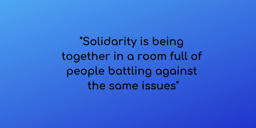 What does solidarity mean to you? Right to Remain