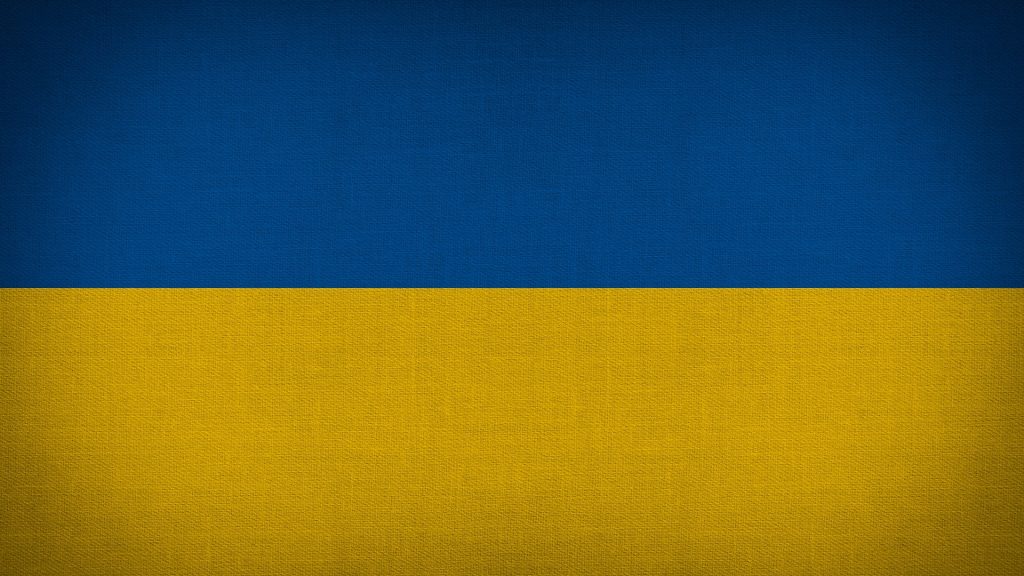 An image depicting the blue and yellow of the Ukrainian flag