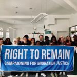 Group photo at 4Wings liverpool campaigning for migration justice